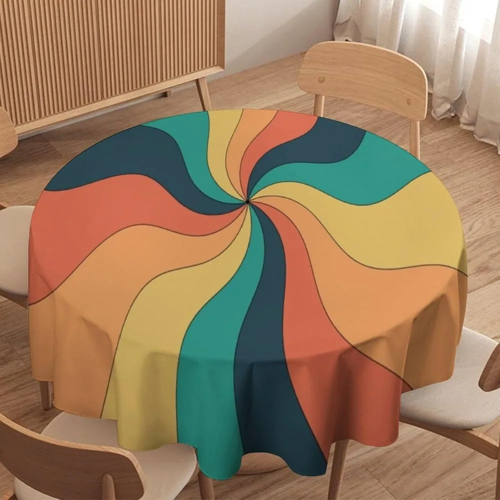 Retro Groovy Swirl Round Table - огляд і ціна Century Textile & Sewing Supply Avenue C North Saskatoon Sk