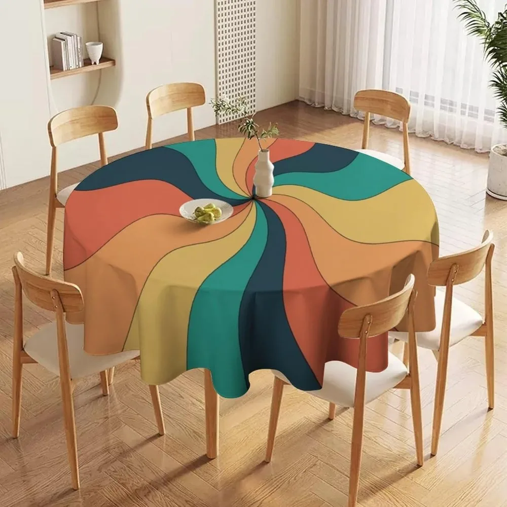 Retro Groovy Swirl Round Table - огляд і ціна Century Textile & Sewing Supply Avenue C North Saskatoon Sk