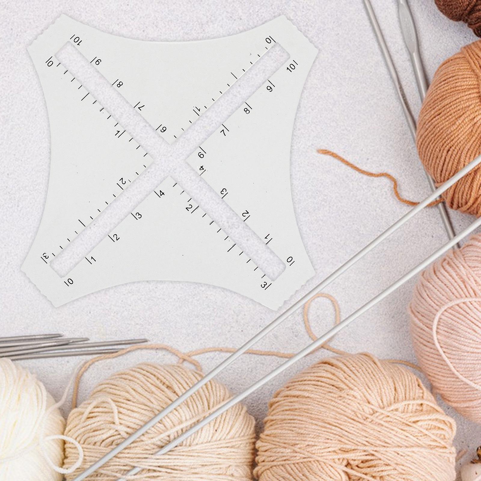 Transparent Acrylic Knitting D - огляд і ціна Sewing Gauge Ruler