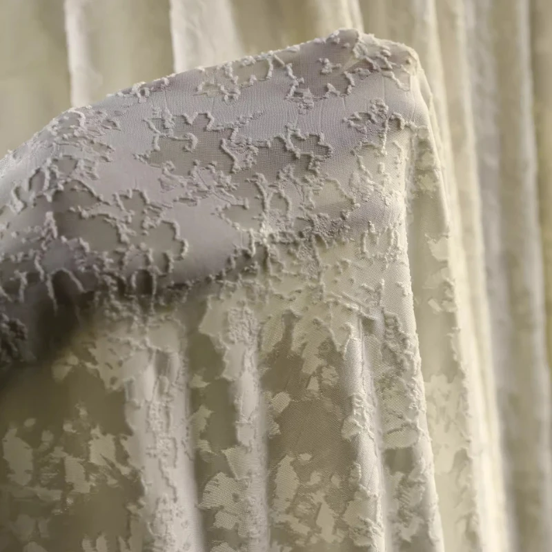 Apricot Knit Fabric Floral Tex - огляд і ціна Vintage Sewing Textile