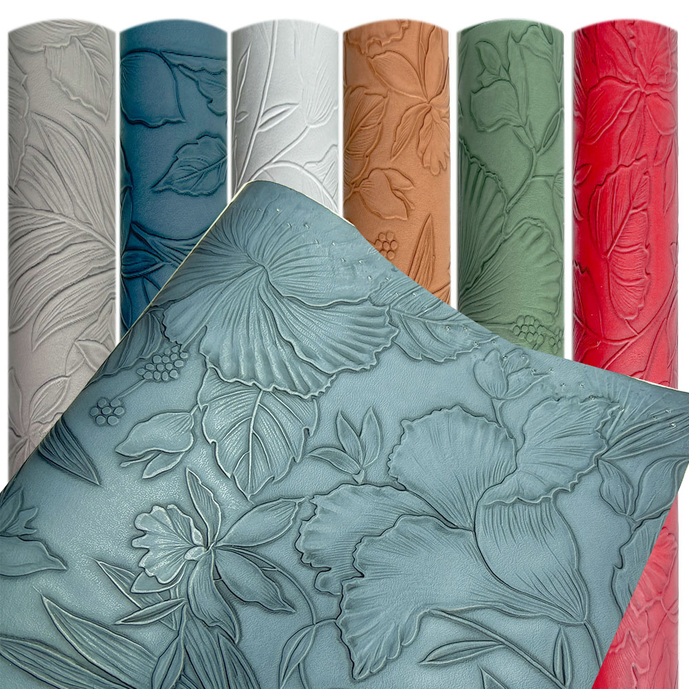 Vintage Flower Embossed Faux L - огляд і ціна Vintage Sewing Textile