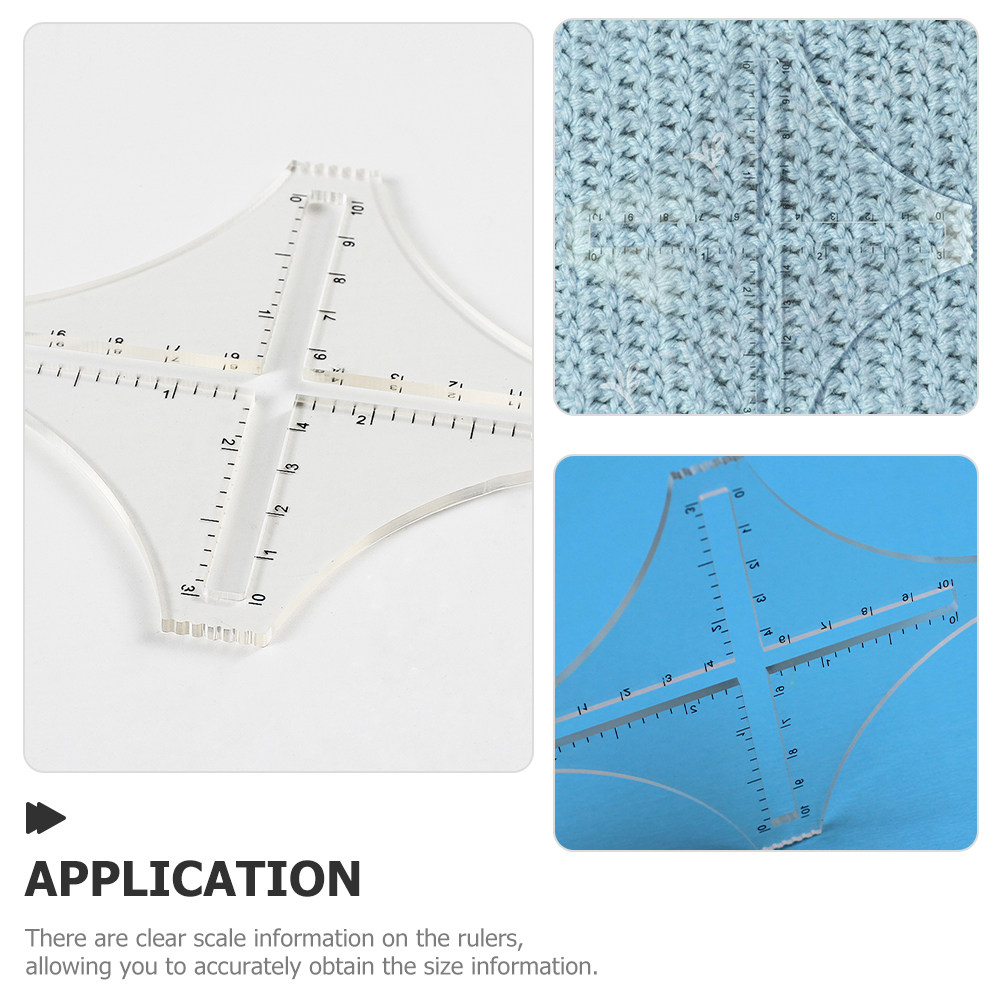 Transparent Knitting Density R - огляд і ціна Sewing Gauge Ruler