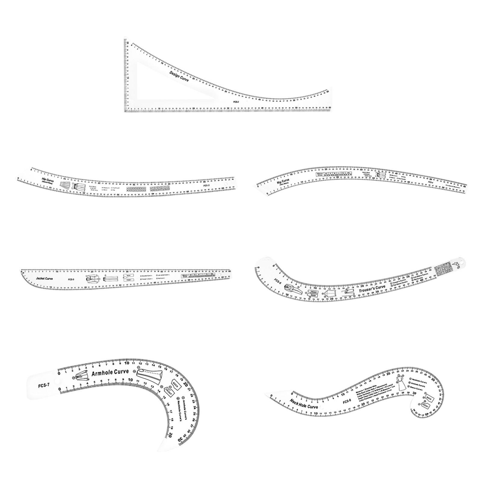 French Curve Ruler Measure Pat - огляд і ціна Sewing Gauge Ruler