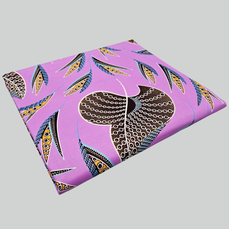 46Inch * 6Yards Purple African - огляд і ціна Sewing Batik Fabric