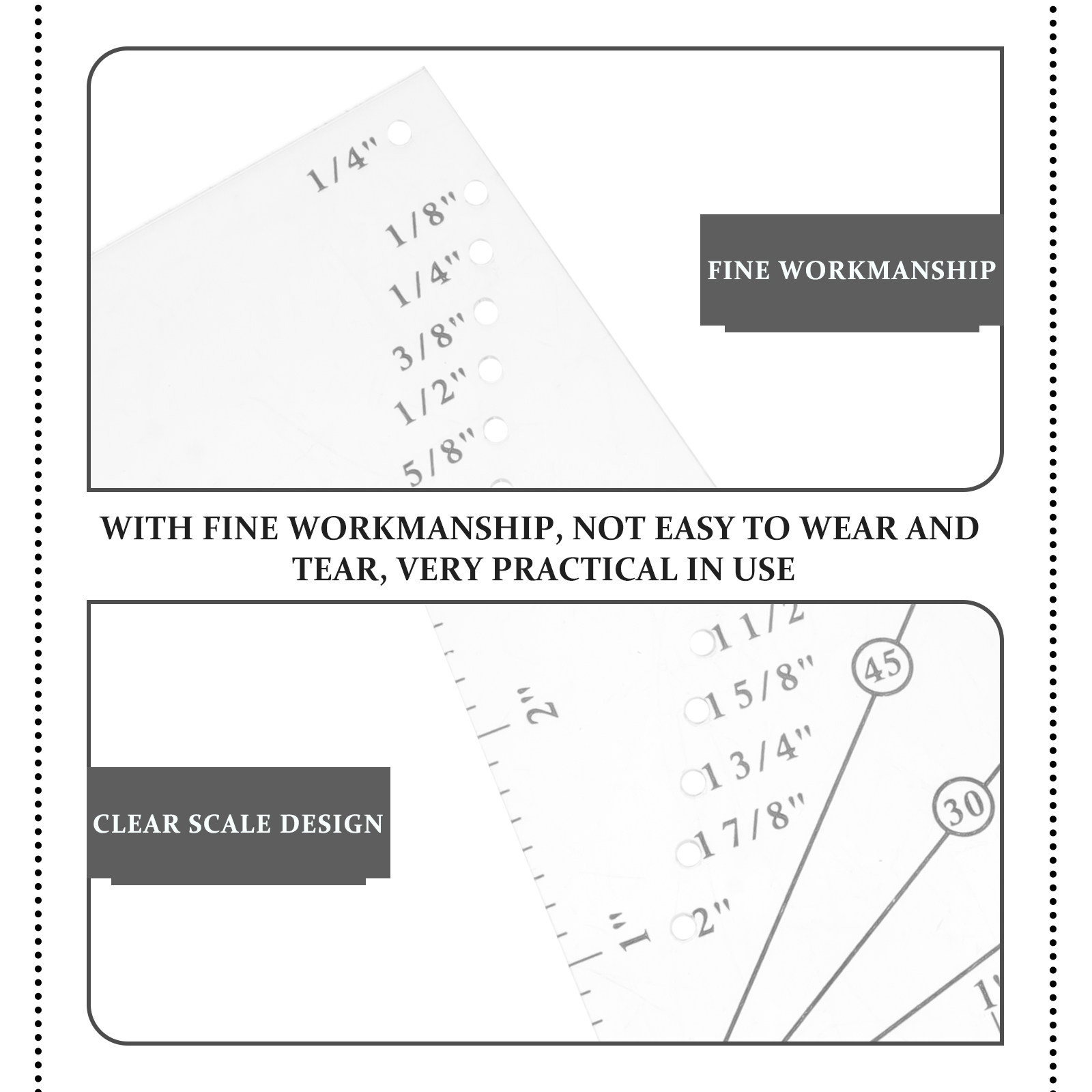 1 set Seam Plastic DIY Patchwo - огляд і ціна Sewing Gauge Ruler