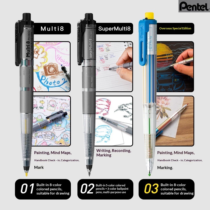 Original Japan Pentel Art Mult - огляд і ціна Staedtler Pencil Lumocolor
