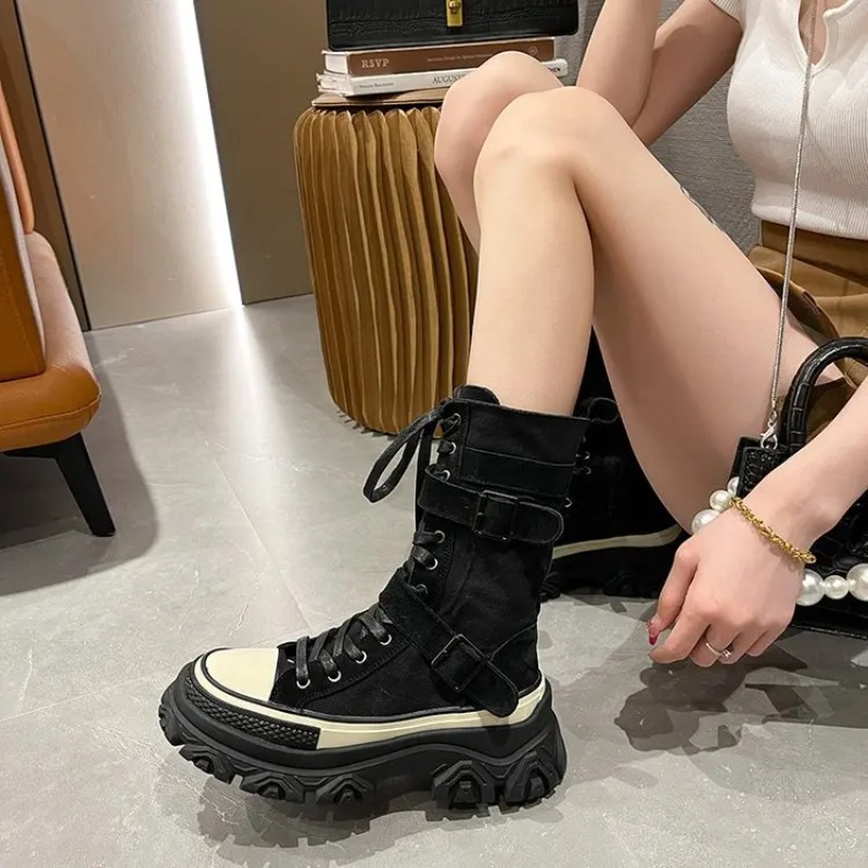 Thick Platform Women Boots Vin - огляд і ціна Sewing Latex