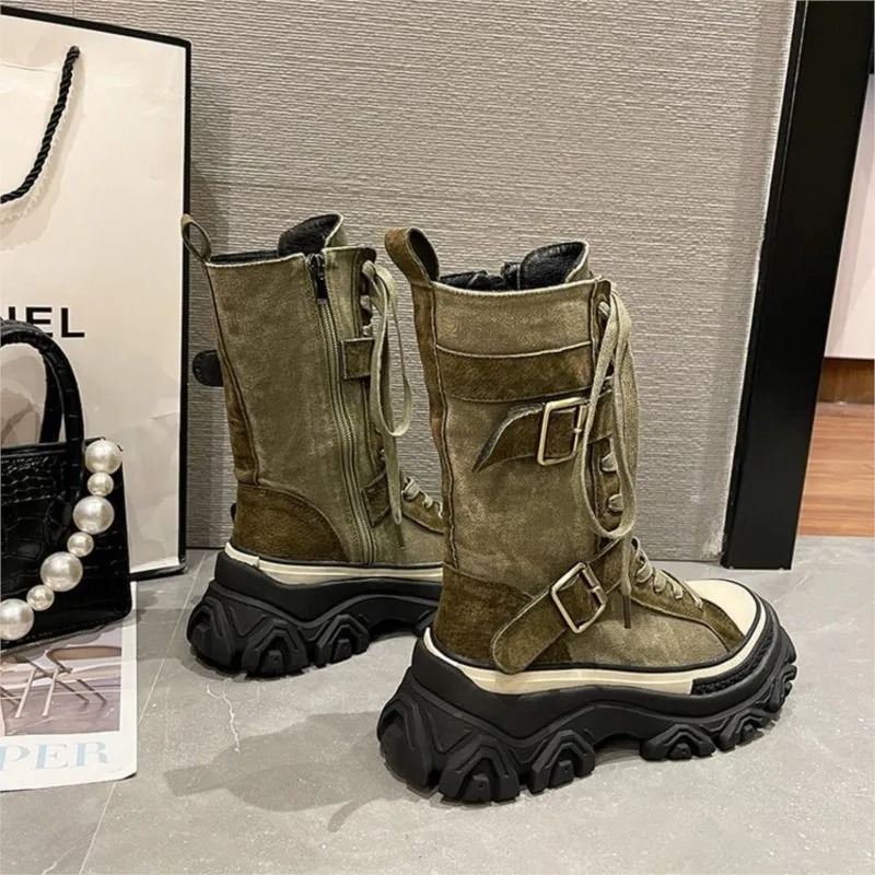 Thick Platform Women Boots Vin - огляд і ціна Sewing Latex