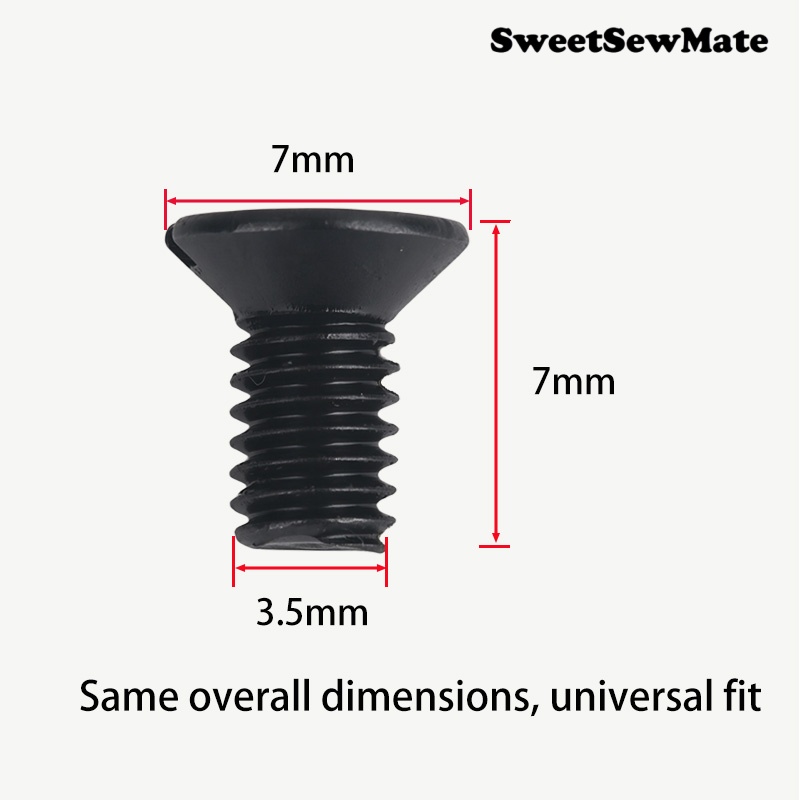 1PCS lotted Flat Head Screw Al - огляд і ціна Textile Sewing Machine